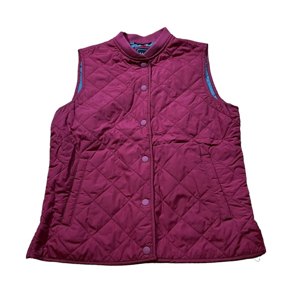 GAP Jackets & Blazers - Gap Vest Women’s Small Burgundy Button Down